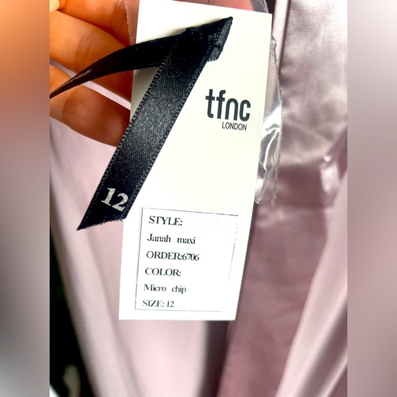 TFNC London new with tags bridesmaid maxi dress Size 12UK 8US - Picture 3 of 4